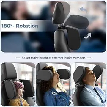 Comfortable Yoocaa Car Headrest Pillow for All Ages