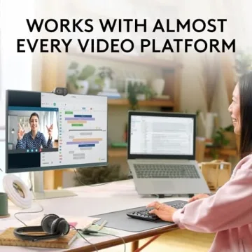 Logitech Brio 101 Full HD 1080p Webcam for Streaming and Meetings