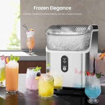 Nugget Ice Maker - 35lbs Daily, Chewable Ice Maker