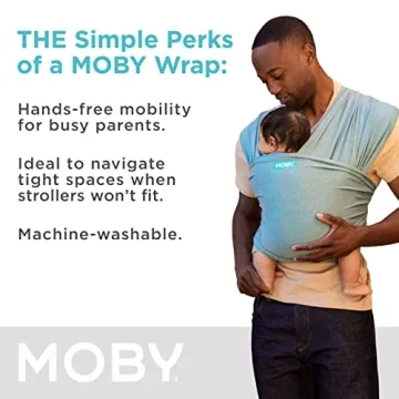 Moby Baby Wrap Carrier for Newborns to Toddlers