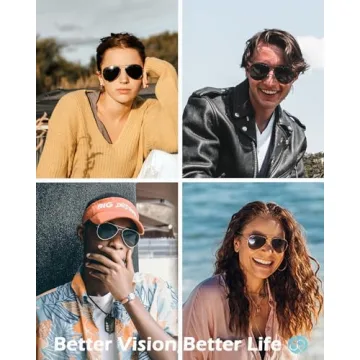 JOOX Aviator Sunglasses - Polarized UV400 Protection Lens