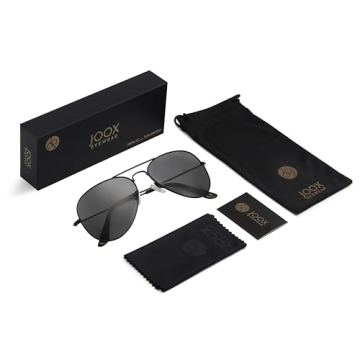 JOOX Aviator Sunglasses - Polarized UV400 Protection Lens