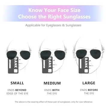 JOOX Aviator Sunglasses - Polarized UV400 Protection Lens