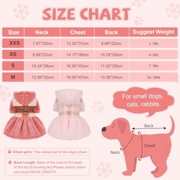 Winter Dog Dresses for Small Dogs - Fleece Hooded Sweater