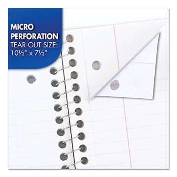 Mead Spiral Notebooks 6 Pack Perfect for School and Work