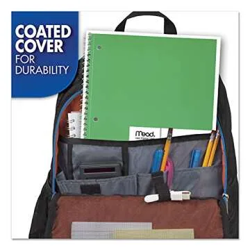 Mead Spiral Notebooks 6 Pack Perfect for School and Work