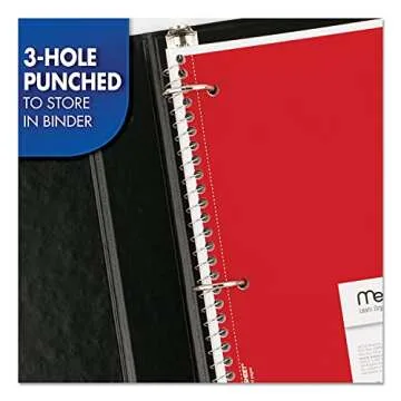 Mead Spiral Notebooks 6 Pack Perfect for School and Work
