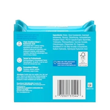 Neutrogena Hydro Boost Face Wipes Hydrating Makeup Remover