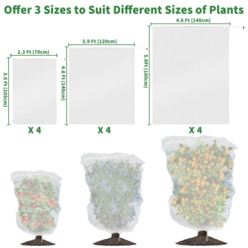 Evoio Plant Netting 4 Pack for Effective Garden Protection