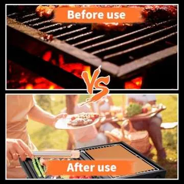 WIBIMEN Copper Grill Mats - Durable Non-Stick Set for BBQ