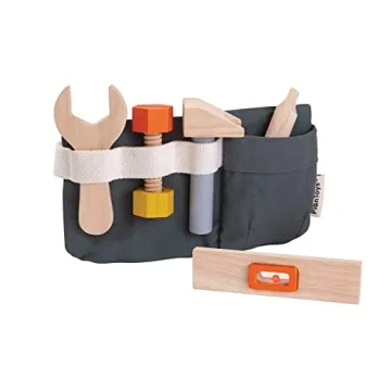 PlanToys Tool Belt Set | Eco-Friendly Wooden Toys for Kids