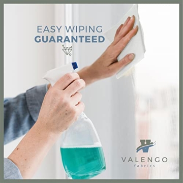 VALENGO 100% Cotton Lint Free Rags - Soft & Durable Cleaning Cloths
