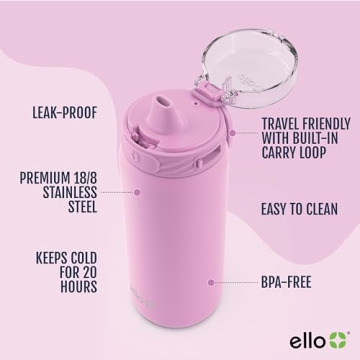 Ello Cooper 18oz Kids Stainless Steel Water Bottle