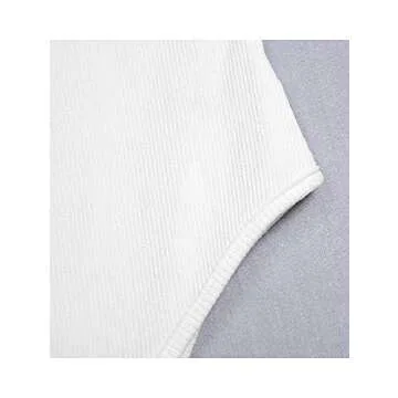 YMDUCH Women's Sexy Short Sleeve Button Crop Top