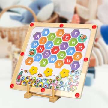 Puzzle Display Stand, Ladder Puzzle Storage Rack Wooden Puzzle Holder Rack Puzzle Organizer Holder Puzzle Organizer Trays Puzzle Rack Organizer for Puzzles Books Crafts Collection Lovers