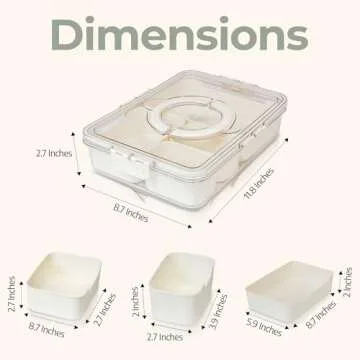 Mason & Meadow Snack Organizer - Portable Snack Storage Container