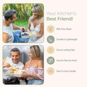 Mason & Meadow Snack Organizer - Portable Snack Storage Container