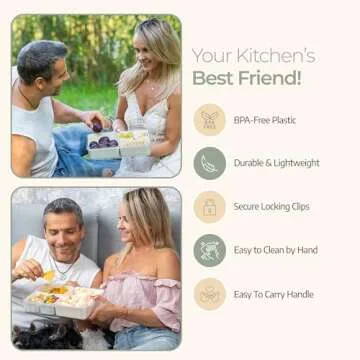 Mason & Meadow Snack Organizer - Portable Snack Storage Container