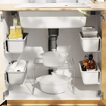 Under Sink Organizer for Kitchen and Bathroom Storage