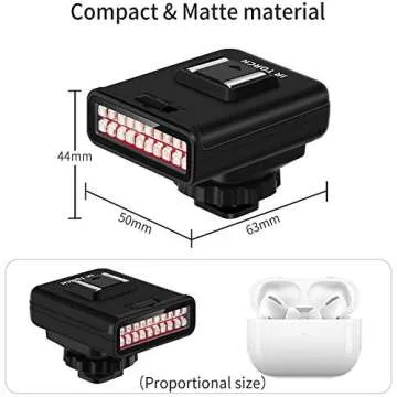 Pafieo LN-3 IR Night Vision Light LED Light USB Rechargeable Infrared Night Vision Infrared Illuminator Replacement Compatible with DSLR Camera Camcorder Photography Lighting Accessory