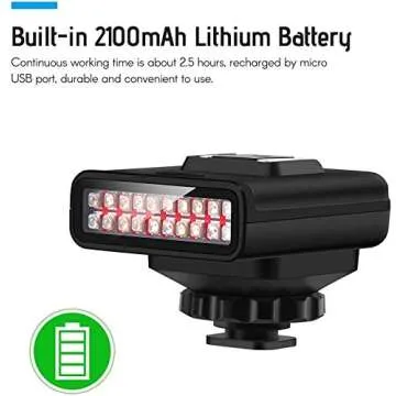 Pafieo LN-3 IR Night Vision Light LED Light USB Rechargeable Infrared Night Vision Infrared Illuminator Replacement Compatible with DSLR Camera Camcorder Photography Lighting Accessory