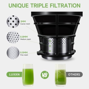 Cold Press Juicer with 5.8" Chute for Whole Fruits