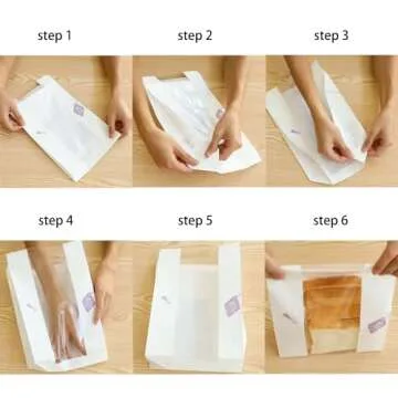 Paper Bread Bags 30 Pack for Fresh Baked Treats