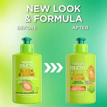 Garnier Sleek & Shine Leave-In Conditioner for Frizz-Free Hair