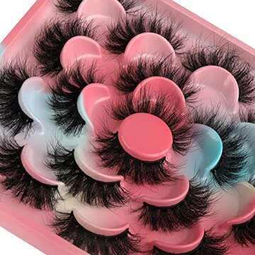Dramatic Fluffy 3D False Eyelashes - 10 Pairs
