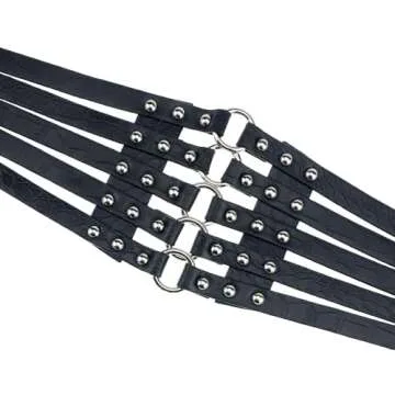 Iivos Women’s Cinch Wide Waist Corset Belt – Adjustable Elastic Fashion Belt for Dresses, Casual & Formal Outfits,Plus Size Friendly (Black, X-Large(36"-42"))