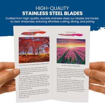 Unique Artistic Kitchen Knife Set for Cooking Enthusiasts