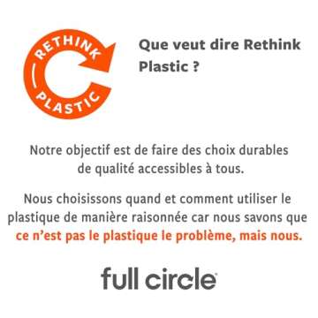 Sustainable Full Circle Ring Bamboo Veggie Brush for Easy Cleaning