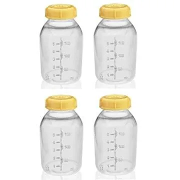 Medela Breast Milk Collection Storage Feeding Bottle 4-Pack – 5 Oz/150 Ml