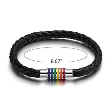 Stylish Nanafast Rainbow LGBT Pride Bracelet for All