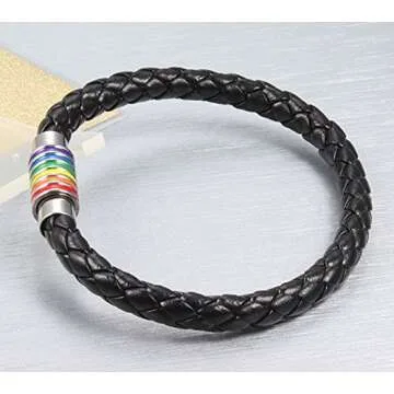 Stylish Nanafast Rainbow LGBT Pride Bracelet for All