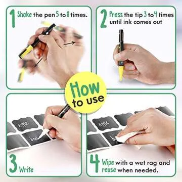 Chalkboard Labels with 2 Toy for Kids