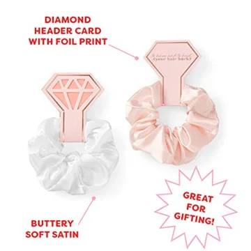 xo, Fetti Bachelorette Party Hair Tie - 8 Silk Scrunchies