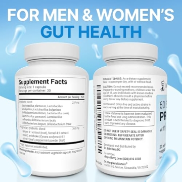 Dr. Berg Probiotic 60 Billion - Ultimate Gut Health Support