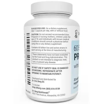 Dr. Berg Probiotic 60 Billion - Ultimate Gut Health Support