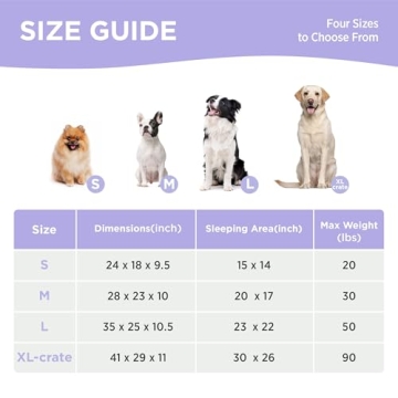 Lesure Orthopedic Dog Bed Sofa for Large Dogs, Waterproof Dog Couch with Removable Washable Cover, Cute Aesthetic Pet Sofa Couch with Egg Crate Foam (Cream, 35.0" L x 25.0" W x 10.5" Th)