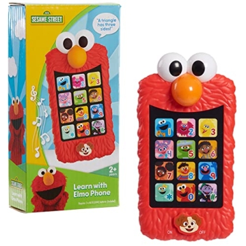 SESAME STREET Learn with Elmo Pretend Play Phone, Learning and Education, Officially Licensed Kids T...