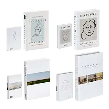 Elegant Faux Books Set for Home Decor and Gifts