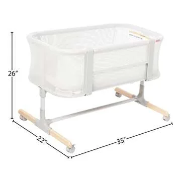 Skip Hop Cozy Up 2-in-1 Bassinet Sleeper in Grey