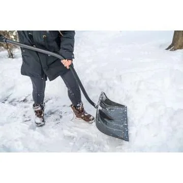 Suncast 18-inch Snow Shovel with Ergonomic Handle