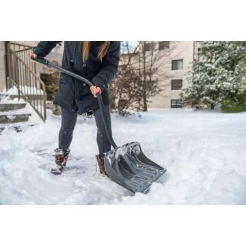 Suncast 18-inch Snow Shovel with Ergonomic Handle