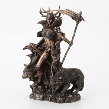 Veronese Hel Norse Goddess Bronze Sculpture for Collectors