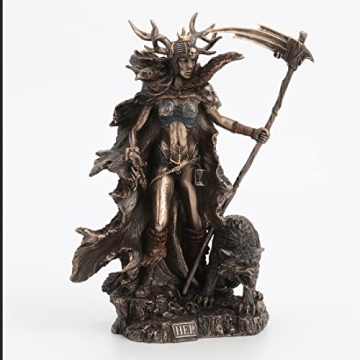 Veronese Hel Norse Goddess Bronze Sculpture for Collectors