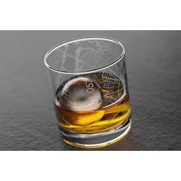 Engraved Boston Map Whiskey Glass for Unique Gifting