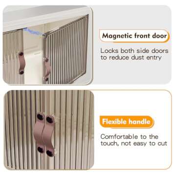 Kmiectse 48 QT Large Storage Bins with Lid – Organizational Solution for Home Clutter