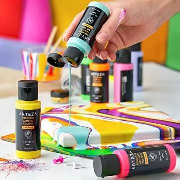 Arteza Acrylic Pouring Paint Set for Creative Minds